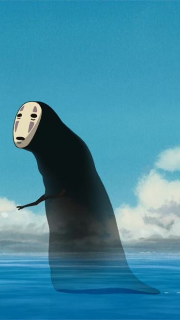 千与千寻 无脸男 动漫电脑壁纸下载