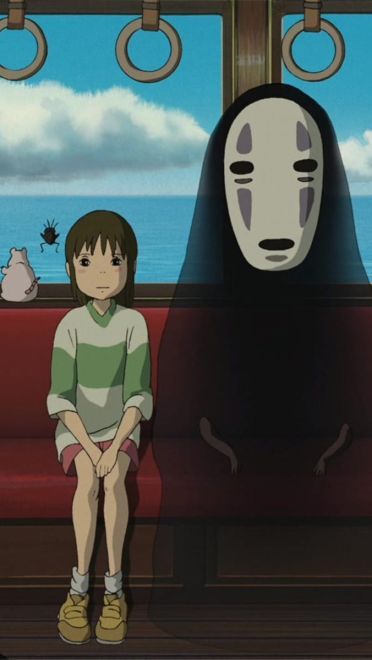 千与千寻 无脸男 动漫电脑壁纸下载