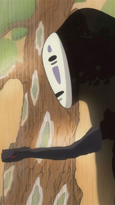 千与千寻 无脸男 动漫电脑壁纸下载