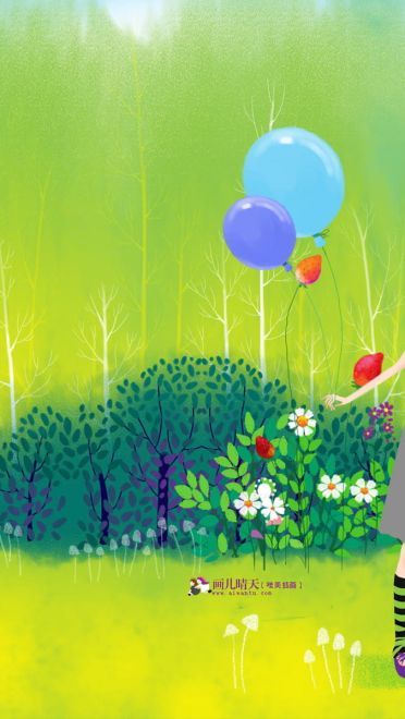 画儿晴天绘画本 电脑壁纸下载