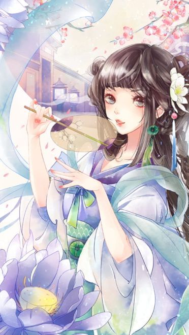 古韵之美 唯美古装少女手机壁纸