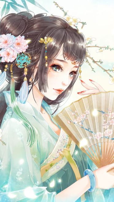 古韵之美 唯美古装少女手机壁纸