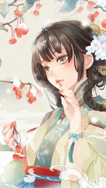 古韵之美 唯美古装少女手机壁纸