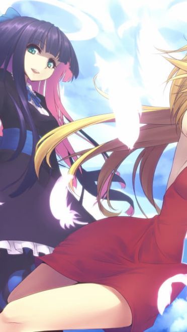 堕天吊带袜天使 插画同人电脑桌面壁纸