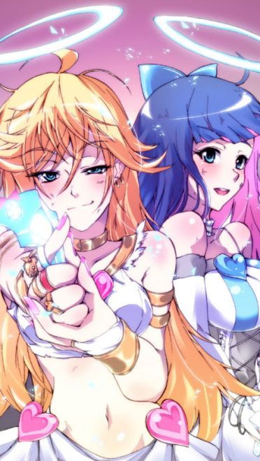 堕天吊带袜天使 插画同人电脑桌面壁纸