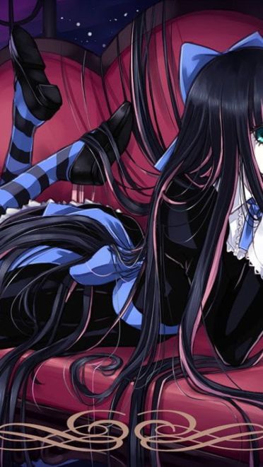 堕天吊带袜天使 插画同人电脑桌面壁纸