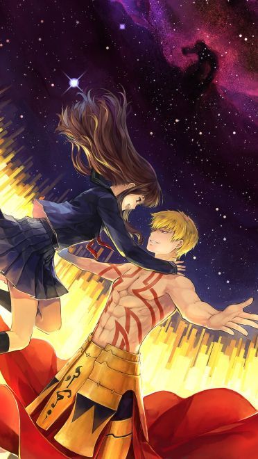 Fate/grand order 英雄王吉尔伽美什 动漫手机壁纸下载