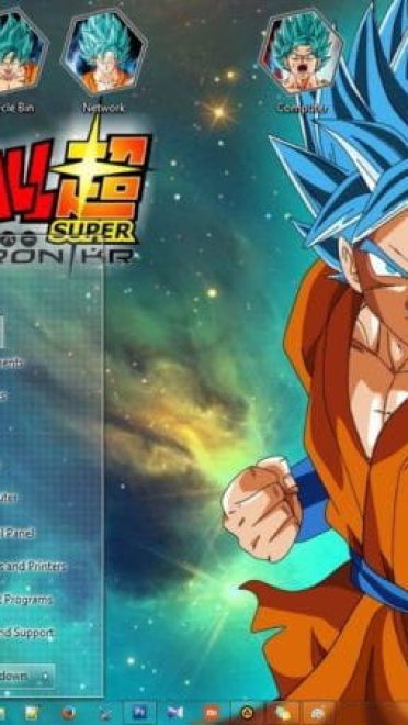 龙珠 孙悟空&卡卡罗特 win7电脑主题