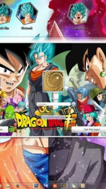 龙珠 孙悟空&卡卡罗特 win7电脑主题