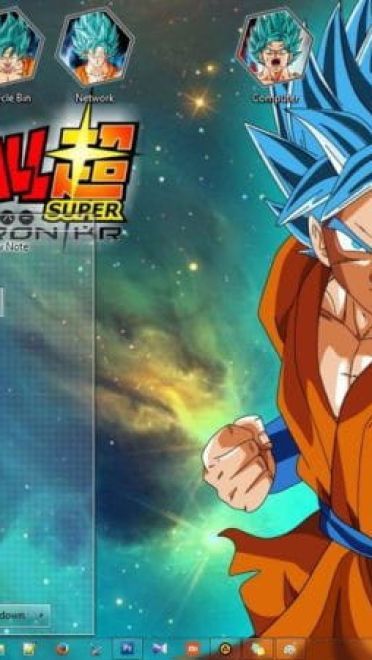 龙珠 孙悟空&卡卡罗特 win7电脑主题