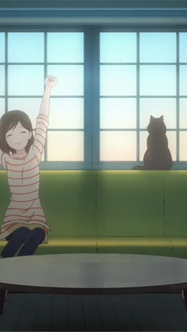 新海诚 她和她的猫唯美人物剧照 动漫电脑壁纸下载