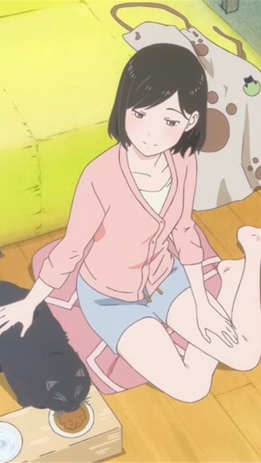 新海诚 她和她的猫唯美人物剧照 动漫电脑壁纸下载