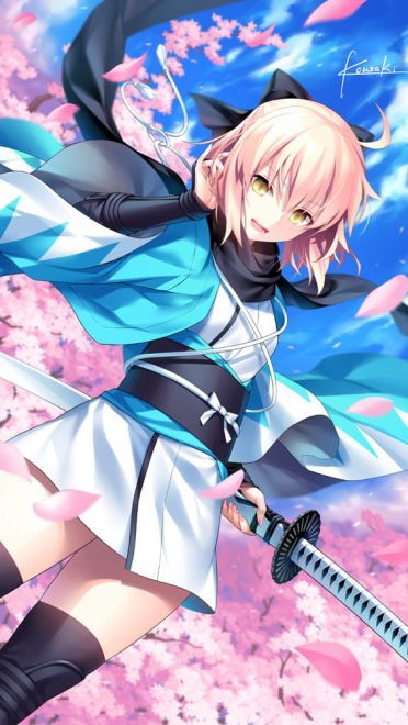 Fate系列 樱saber 冲田总司 安卓手机主题下载