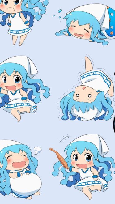 侵略!乌贼娘 高清电脑壁纸下载 的说