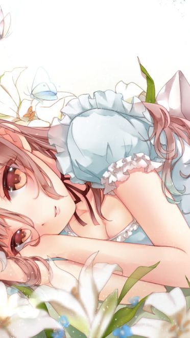 精细绘制美少女插画 电脑桌面壁纸(1)