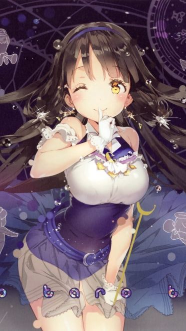 精细绘制美少女插画 电脑桌面壁纸(1)