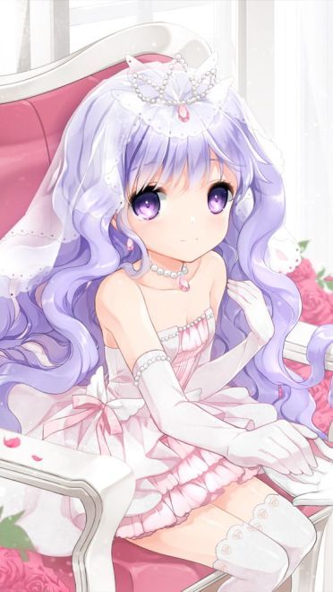 穿着婚纱的女孩 手机壁纸美图