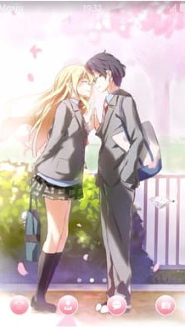 四月是你的谎言 亲吻 安卓手机主题下载