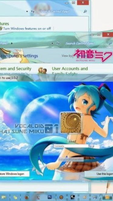 公主殿下初音未来 WIN7主题下载