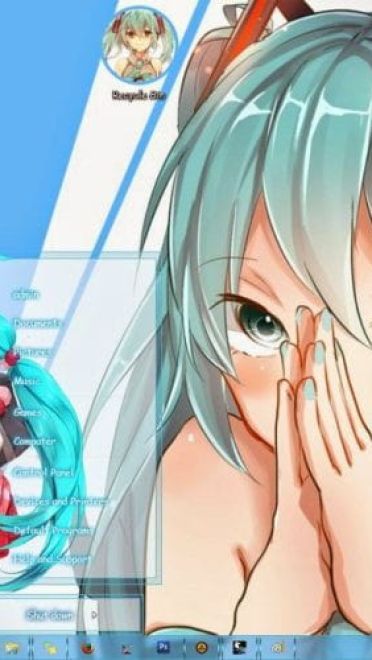 公主殿下初音未来 WIN7主题下载