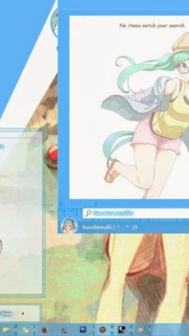 公主殿下初音未来 WIN7主题下载