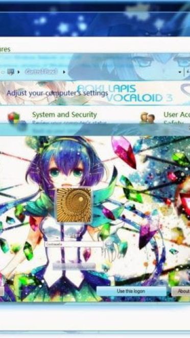 V家 苍姬lapis（苍姫ラピス）win7动漫主题下载