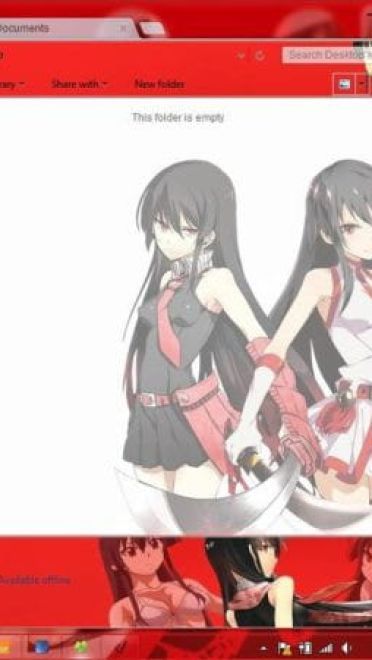 斩妹 斩·赤红之瞳!win8.1主题下载