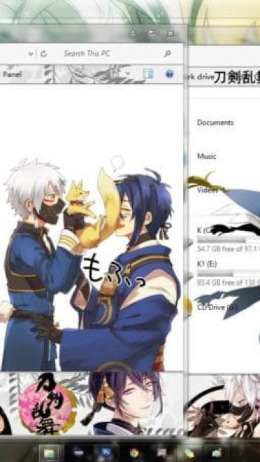 刀剑乱舞win8.1动漫主题下载