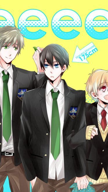 Free!男子游泳部动漫电脑桌面壁纸第一辑(1)