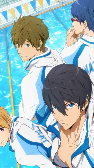 Free!男子游泳部动漫电脑桌面壁纸第一辑(1)