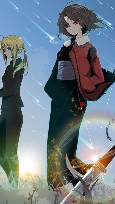 空之境界 两仪式 高清动漫电脑桌面壁纸(1)