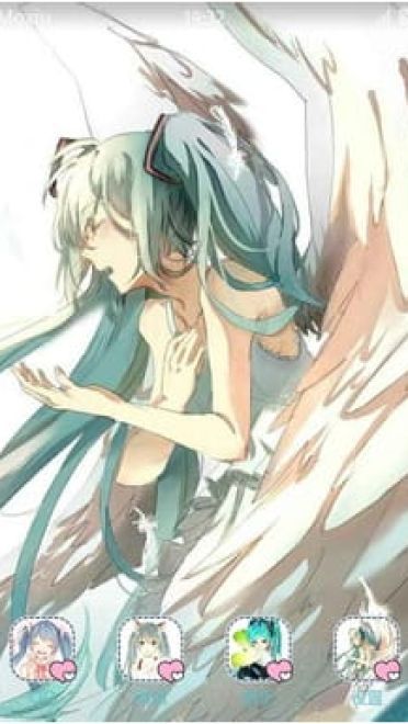 日常猫娘 初音未来 安卓手机主题下载