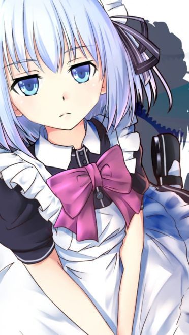 约会大作战 银发少女鸢一折纸电脑壁纸(1)