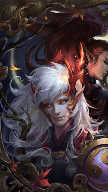 大触觉醒 阴阳师同人手机壁纸插画(1)