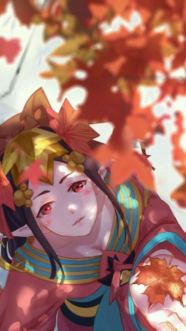 大触觉醒 阴阳师同人手机壁纸插画(1)