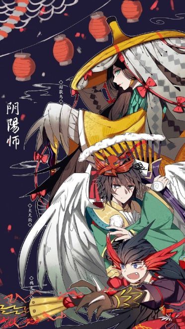 大触觉醒 阴阳师同人手机壁纸插画(1)