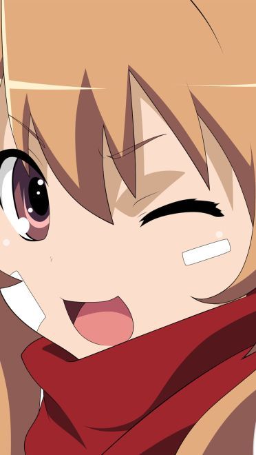 《龙与虎》傲娇萌虎逢坂大河电脑壁纸下载(1)