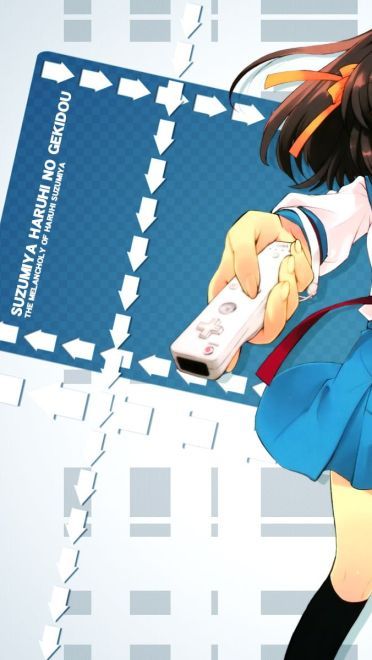 动漫 凉宫春日的忧郁 宽屏电脑壁纸下载(1)