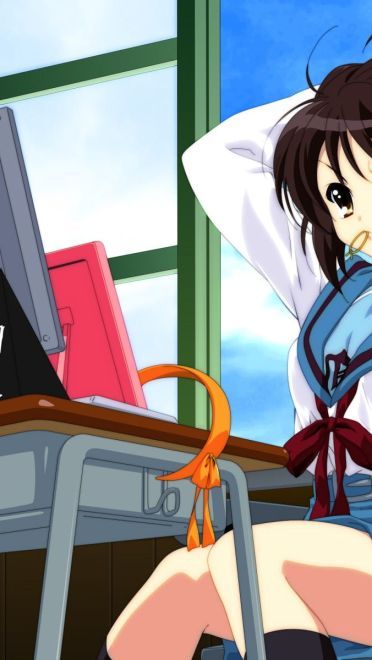 动漫 凉宫春日的忧郁 宽屏电脑壁纸下载(1)