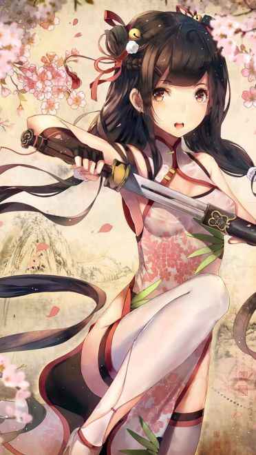 国风之美 旗袍少女手机壁纸精选(1)