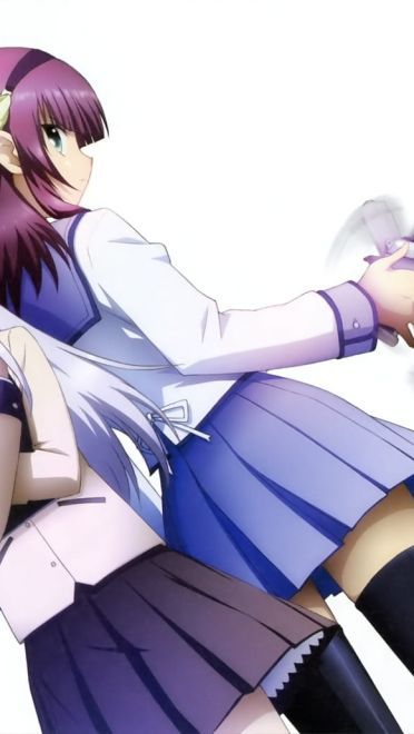 动漫angelbeats美少女高清电脑壁纸(1)