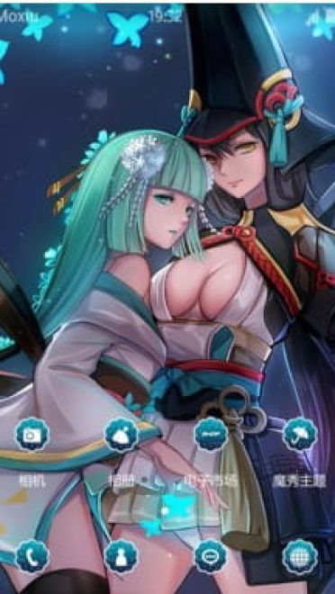 阴阳师 妖刀姬&青行灯 安卓手机主题下载