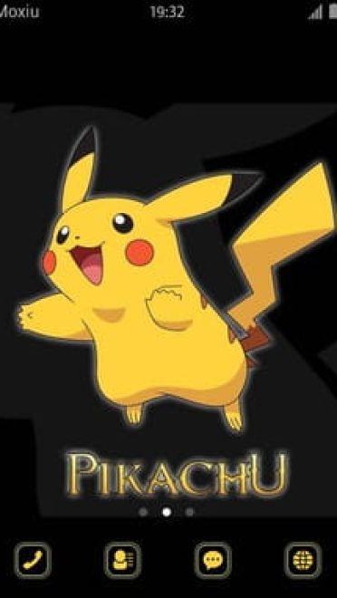 精灵宝可梦 萌萌哒皮卡丘 安卓手机主题下载