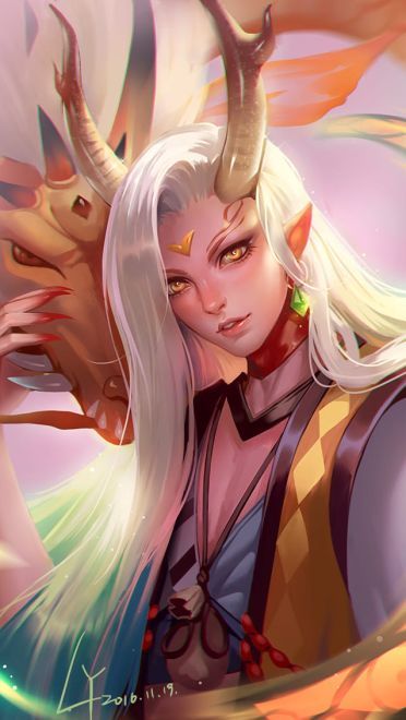 阴阳师式神云集 同人插画手机壁纸(1)