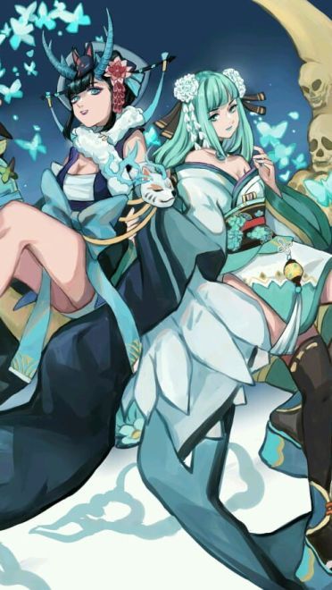 阴阳师式神云集 同人插画手机壁纸(1)