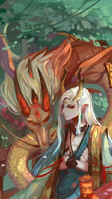 阴阳师式神云集 同人插画手机壁纸(1)