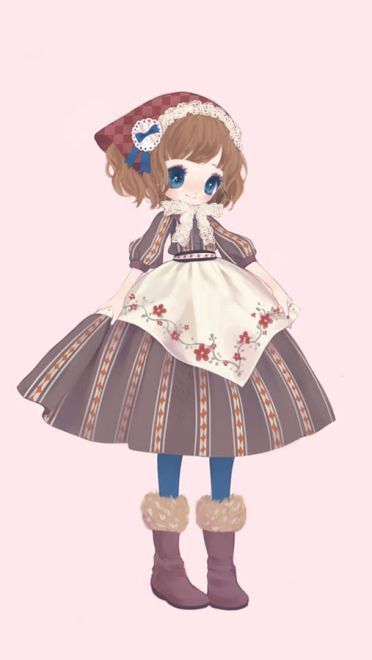 萌化你的心 超可爱大眼你萌娃手机壁纸(1)