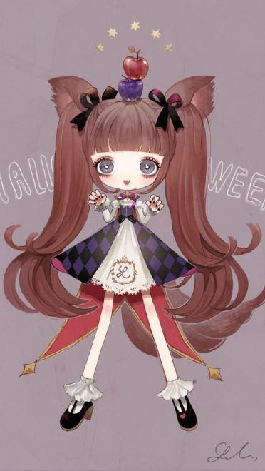 萌化你的心 超可爱大眼你萌娃手机壁纸(1)