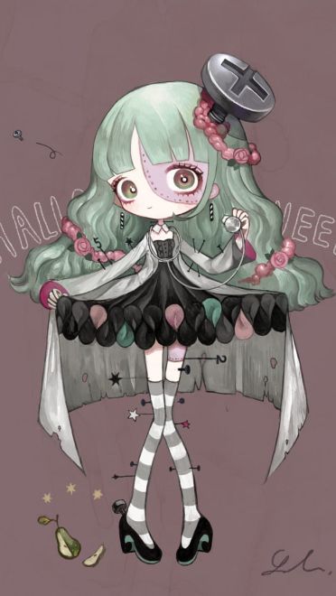 萌化你的心 超可爱大眼你萌娃手机壁纸(1)