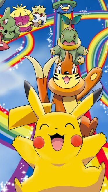 精灵宝可梦 萌萌的皮卡丘电脑壁纸下载(1)